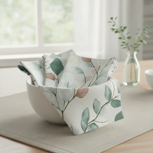 Seasonal Leaves Napkins – Polyester Set of 4 - Dipaliz - Cloth