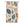Muted Colors Window Curtains Retro Foliage Pattern - Dipaliz - Sheer / White / 50’’ × 84’’