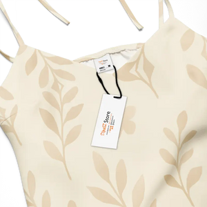 Secret Garden Midi Dress - Foliage Chiffon Built-in Bra - Dipaliz - Dresses