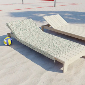 Home Decor - Boho Beach Cloth with Vibrant Foliage Pattern and Knotted Tassels 38’’ × 81’’ / Polyester