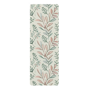 Foliage Rubber Yoga Mat - Vibrant Energy Design - Dipaliz - 24” x 68” - Home Decor