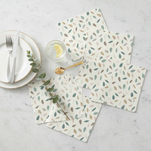Foliage Napkins – Muted Colors Polyester Set - Dipaliz - Cloth