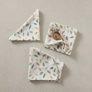 Foliage Napkins – Muted Colors Polyester Set - Dipaliz - Cloth