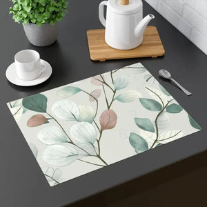 Fall Foliage Cotton Placemats - Colorful Leaves Design - Dipaliz - 18’’ × 14’’
