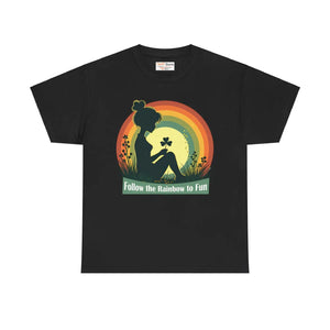 Vibrant Rainbow Warrior Tee - Heavy Cotton - Dipaliz - T-shirts