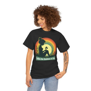 Vibrant Rainbow Warrior Tee - Heavy Cotton - Dipaliz - T-shirts