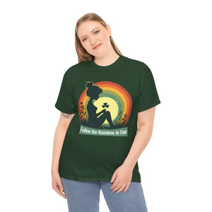 Rainbow Warrior Heavy Cotton Tee - Unisex Vibrant Style - Dipaliz - T-shirts