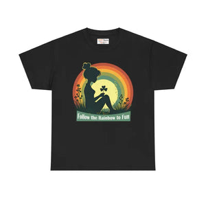 Rainbow Warrior Heavy Cotton Tee - Unisex Vibrant Style - Dipaliz - T-shirts