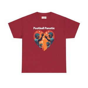 Unisex Heavy Cotton Football Tee - Game Day Essential - Dipaliz - T-shirts - s