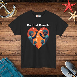 Unisex Heavy Cotton Football Tee - Game Day Essential - Dipaliz - T-shirts - s