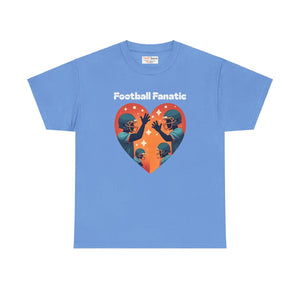 Unisex Heavy Cotton Football Tee - Game Day Essential - Dipaliz - T-shirts - s