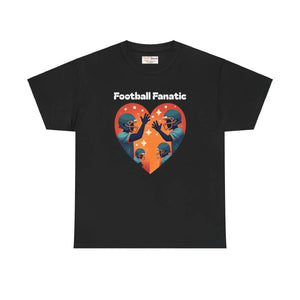 Unisex Heavy Cotton Football Tee - Game Day Essential - Dipaliz - T-shirts - s