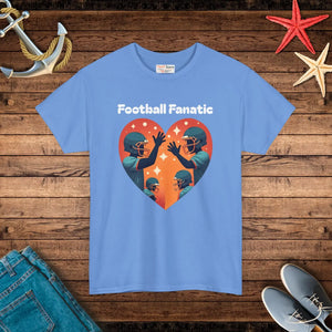 Unisex Heavy Cotton Football Tee - Game Day Essential - Dipaliz - T-shirts - s