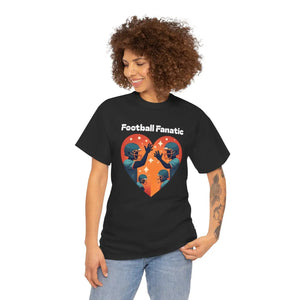 Unisex Heavy Cotton Football Tee - Game Day Essential - Dipaliz - T-shirts - s