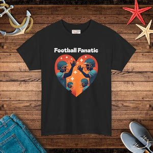 Heavy Cotton Football Tee - Game Day Unisex Style - Dipaliz - Black / s - T-shirts