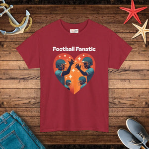 Unisex Heavy Cotton Football Tee - Game Day Essential - Dipaliz - T-shirts - s