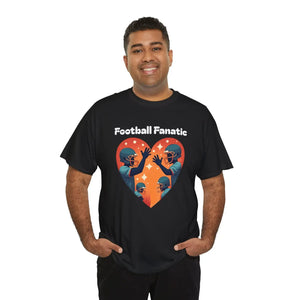 Unisex Heavy Cotton Football Tee - Game Day Essential - Dipaliz - T-shirts - s