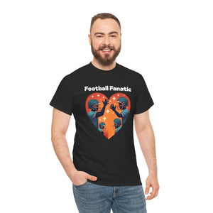 Unisex Heavy Cotton Football Tee - Game Day Essential - Dipaliz - T-shirts - s