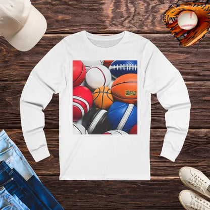 Ultimate Unisex Long Sleeve Tee for Sports Lovers - s / White Long-sleeve