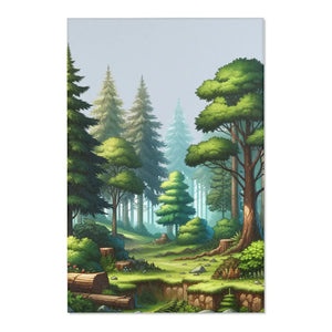 Forest Landscape Area Rugs – Polyester Chenille - Dipaliz