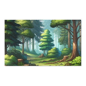 Forest Landscape Area Rugs – Polyester Chenille - Dipaliz