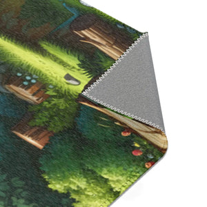 Forest Landscape Area Rugs – Polyester Chenille - Dipaliz