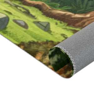 Forest Landscape Area Rugs – Polyester Chenille - Dipaliz