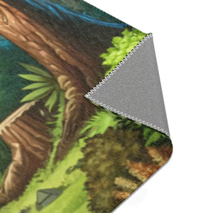 Forest Landscape Area Rugs – Polyester Chenille - Dipaliz
