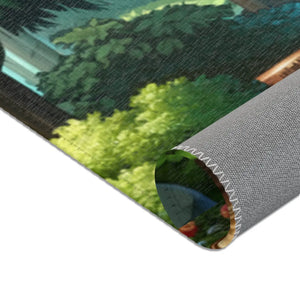 Forest Landscape Area Rugs – Polyester Chenille - Dipaliz