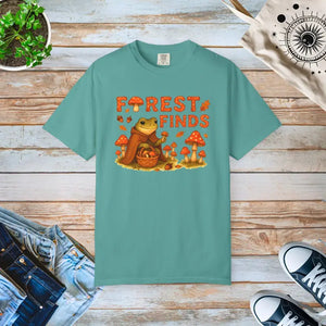 Forest Finds Tee - Premium Mushroom Lover Apparel - Dipaliz - Seafoam / s - T-shirts