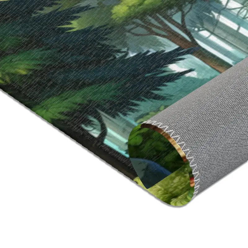 Transform your Space with Forest Landscape Area Rugs - Home Decor