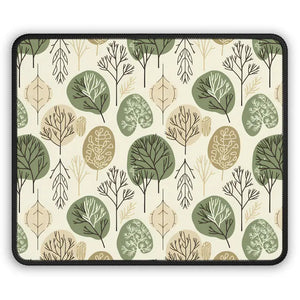 Forest Pattern Mouse Pad - Botanical Gaming Desk Mat - Dipaliz - Rectangle / 9’’ × 7’’ - Computer Accessories