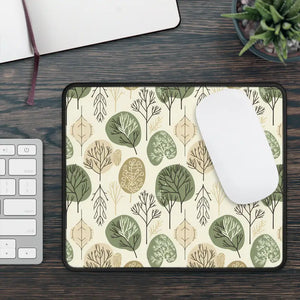 Forest Pattern Mouse Pad - Botanical Gaming Desk Mat - Dipaliz - Rectangle / 9’’ × 7’’ - Computer Accessories