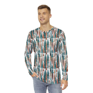 Cozy Forest Men’s Long Sleeve Tee - Nature’s Beauty - Dipaliz - T-shirts