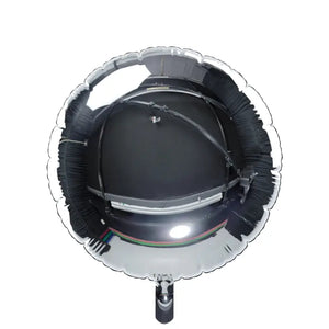 Elegant Mylar Helium Balloon - Floral Design Party Decor - Dipaliz - Round / 22’’ / White - Balloons