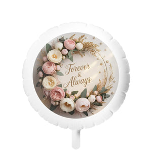 Floral Design Mylar Helium Balloon – Wedding - Dipaliz - Balloons