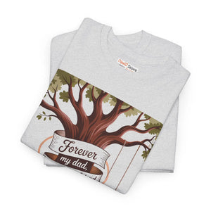 Family Bond Heavy Cotton Tee - Dad Tree Graphic - Dipaliz - T-shirts