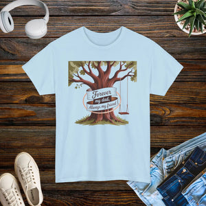 Family Bond Heavy Cotton Tee - Dad Tree Graphic - Dipaliz - T-shirts
