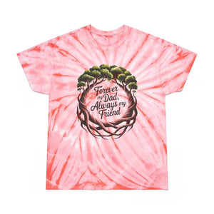 Tie-dye Tee - Cyclone Birthday Apparel - Dipaliz - Coral / s - T-shirts