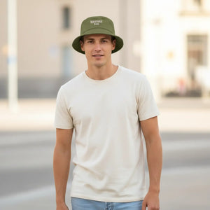 Vintage Custom Word Bucket Hat - Cotton Sun - Dipaliz - Hats