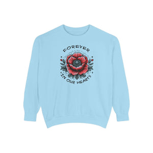 Cozy Hearts Sweatshirt - Unisex Garment-dyed Fashion - Dipaliz - Sweatshirts
