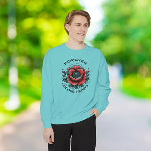 Cozy Hearts Sweatshirt - Unisex Garment-dyed Fashion - Dipaliz - Sweatshirts