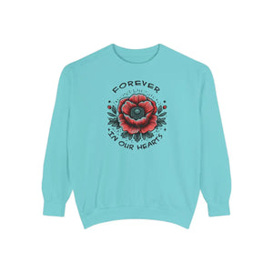 Cozy Hearts Sweatshirt - Unisex Garment-dyed Fashion - Dipaliz - Sweatshirts