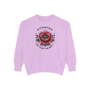 Cozy Hearts Sweatshirt - Unisex Garment-dyed Fashion - Dipaliz - Sweatshirts