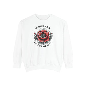 Cozy Hearts Sweatshirt - Unisex Garment-dyed Fashion - Dipaliz - Sweatshirts