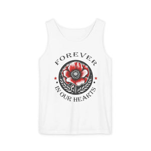 Hearts Tank Unisex - Garment-dyed Memorial Cotton - Dipaliz - Tops