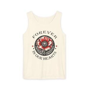 Hearts Tank Unisex - Garment-dyed Memorial Cotton - Dipaliz - Tops