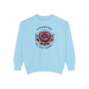 Hearts Sweatshirt - Unisex Garment-dyed Cozy Style - Dipaliz - Sweatshirts