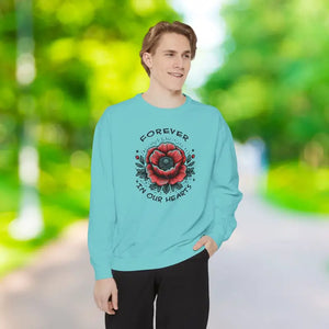 Hearts Sweatshirt - Unisex Garment-dyed Cozy Style - Dipaliz - Sweatshirts