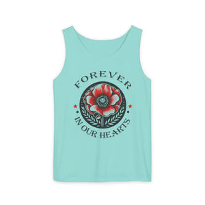 Hearts Tank Unisex - Stay Cool Garment-dyed Memorial - Dipaliz - Chalky Mint / Xs - Tops